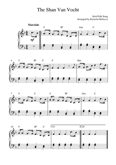 The Shan Van Vocht (arr. Kaiserin Rebecca)