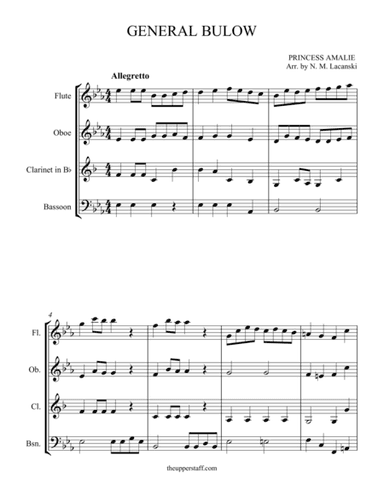 General Bulow (Easy) (arr. Nick Lacanski)