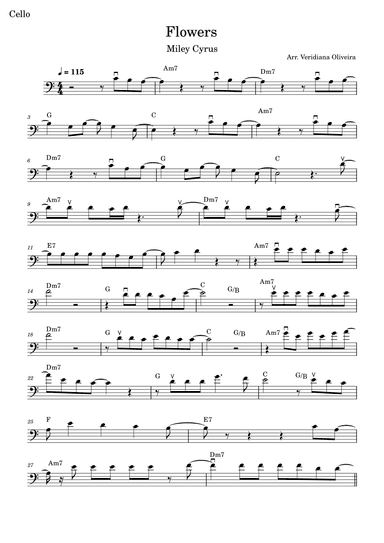 Flowers (arr. Veridiana Oliveira)