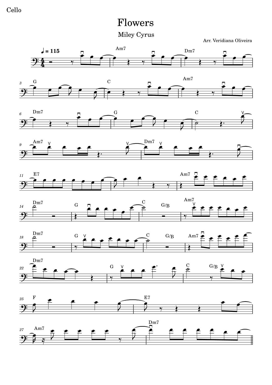 Flowers (arr. Veridiana Oliveira)