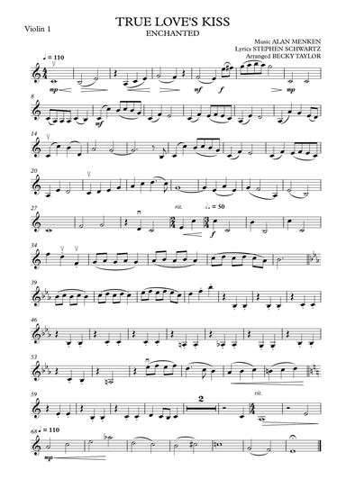 True Love's Kiss (arr. Becky Taylor)
