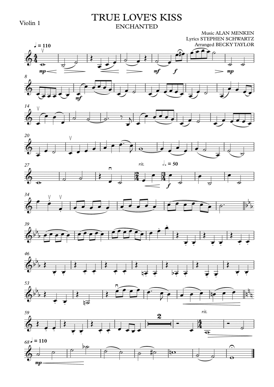 True Love's Kiss (arr. Becky Taylor)