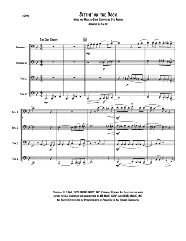 (Sittin' On) The Dock Of The Bay (arr. Tim Olt)