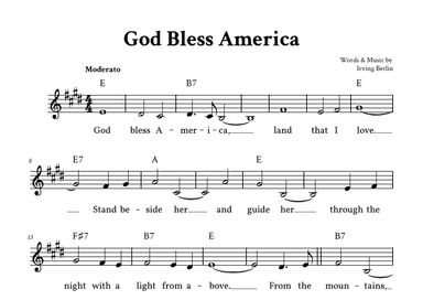 God Bless America ® (arr. Yuri Noronha)