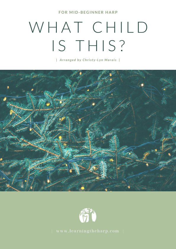 What Child Is This? - Mid-Beginner for Harp (arr. Christy-Lyn Dosé)