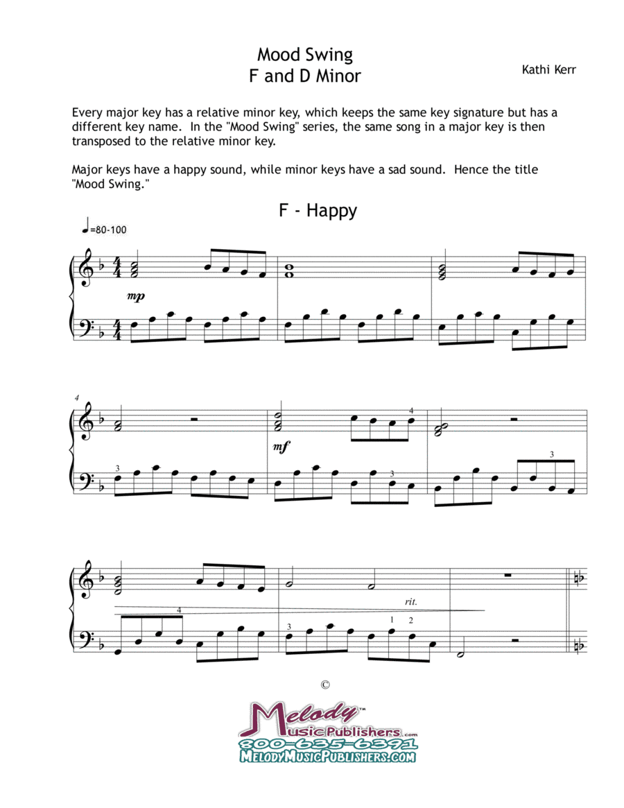 Mood Swing in F and D Minor