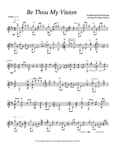 Be Thou My Vision (arr. Roger Hudson)
