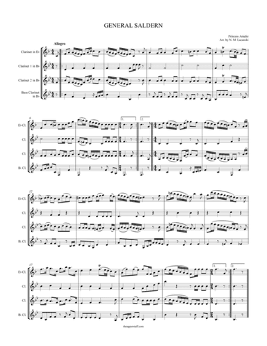 General Saldern (arr. Nick Lacanski)