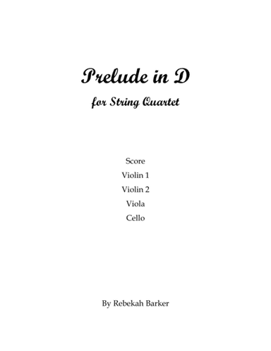 Prelude in D