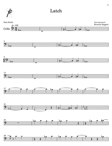 Latch (arr. Breonna Baggett)