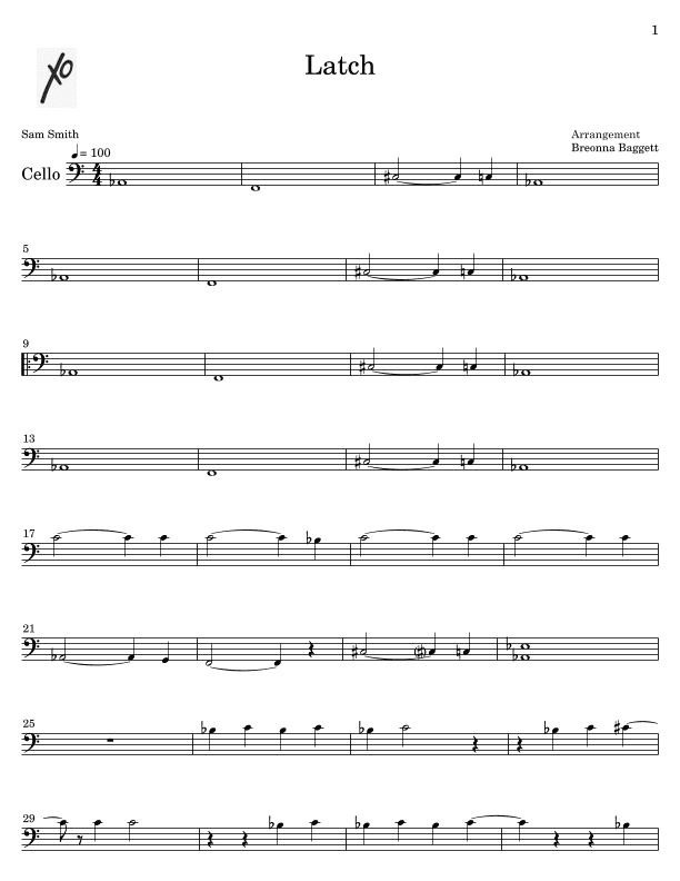 Latch (arr. Breonna Baggett)
