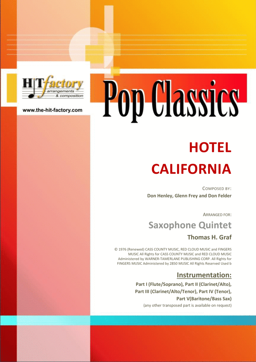 Hotel California (arr. Thomas Graf)