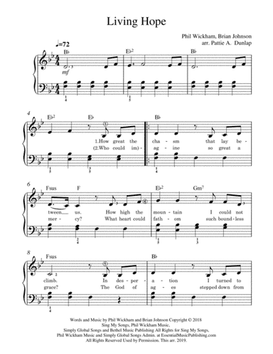 Living Hope (arr. Pattie A. Dunlap)