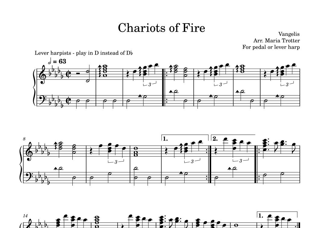 Chariots Of Fire (arr. Maria Trotter)