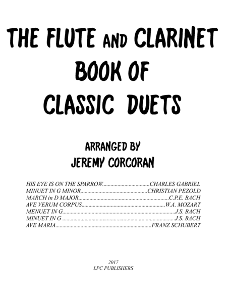 The Flute and Clarinet Book of Classic Duets (arr. Jeremy Corcoran)