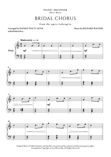 Bridal Chorus (arr. Danilo "Daca" Alves)