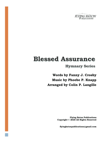 Blessed Assurance (arr. Colin P. Langille)