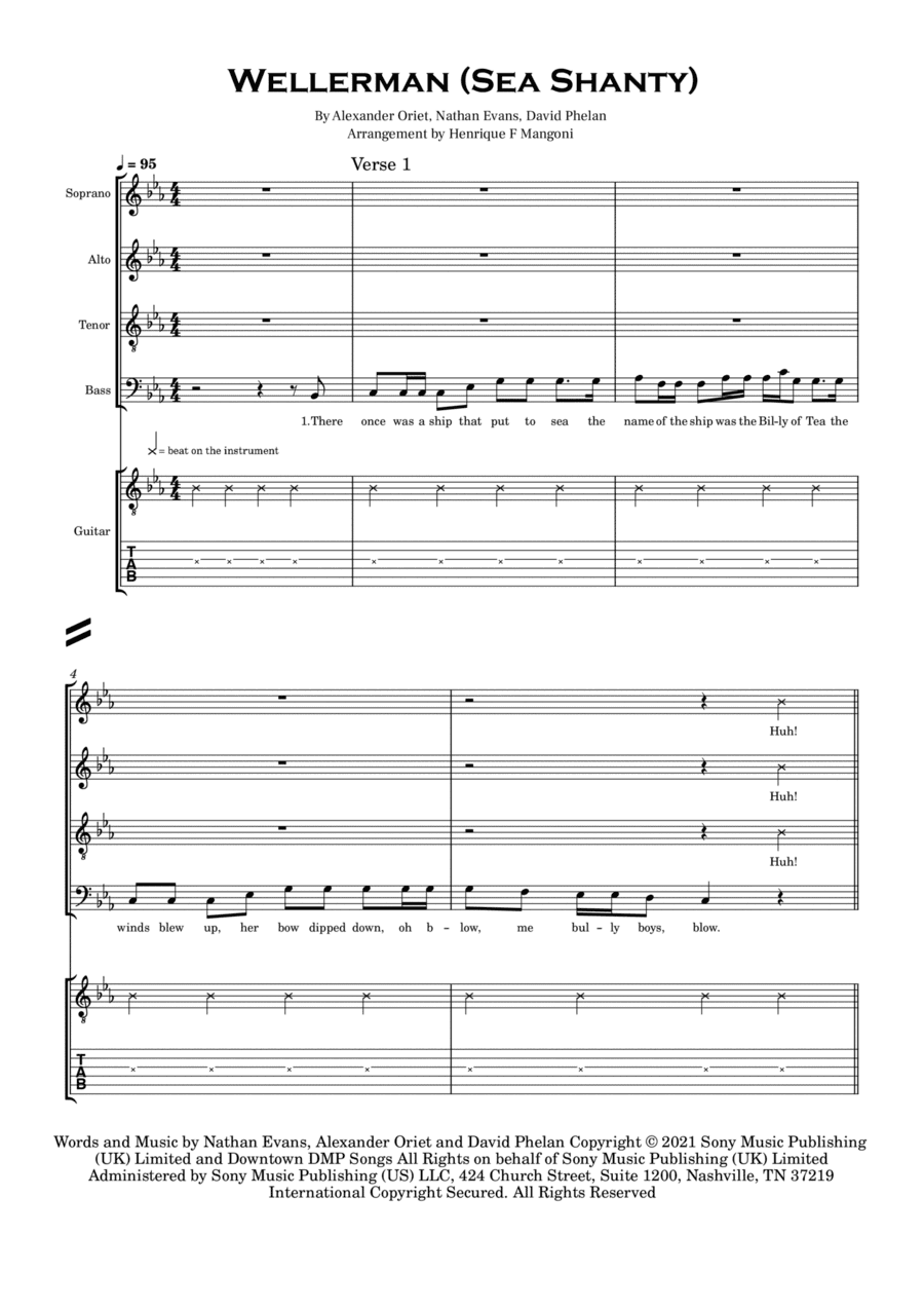 Wellerman (arr. Henrique F Mangoni)