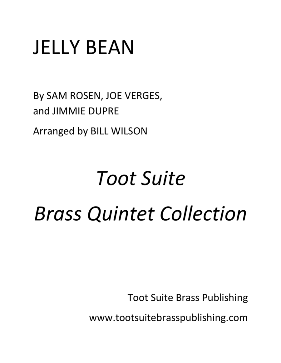 Jelly Bean (arr. Bill Wilson)
