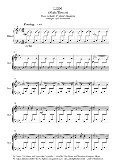 Lion Theme (arr. P. Archontides)