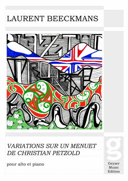 Laurent Beeckmans - Variations on a Minuet by Christian Petzold - for viola and piano