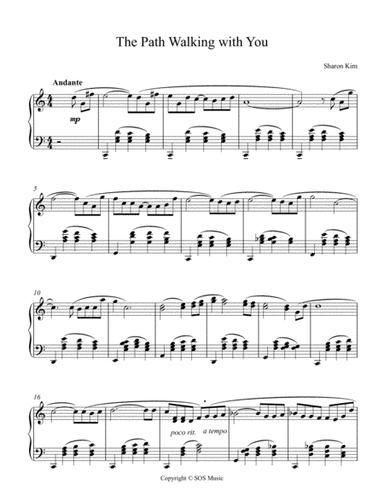 The Path I Walk with You for Piano Solo