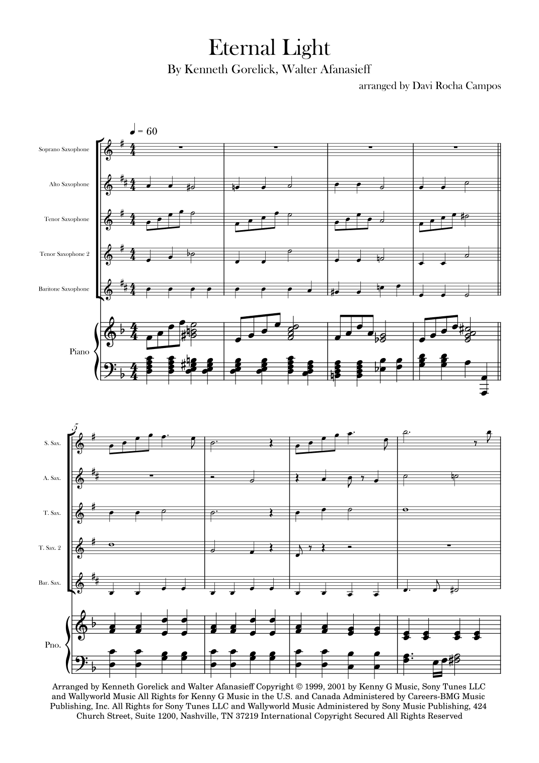 Eternal Light (arr. Davi Rocha Campos)