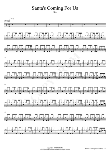 Santa's Coming For Us (arr. COPYDRUM)