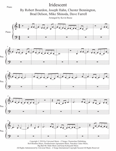 Iridescent (arr. Kevin Busse)