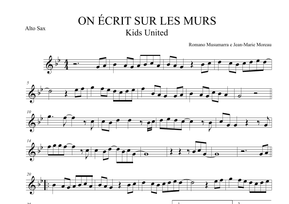 On Ecrit Sur Les Murs (arr. Leo Silva)