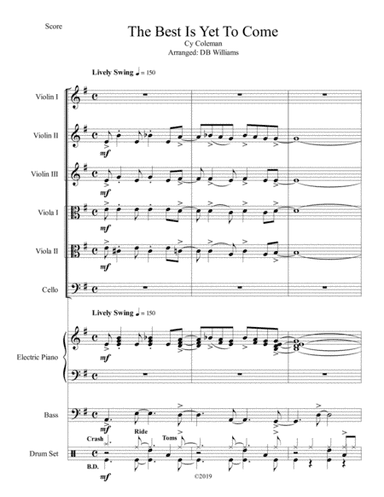 The Best Is Yet To Come (arr. DB Williams)