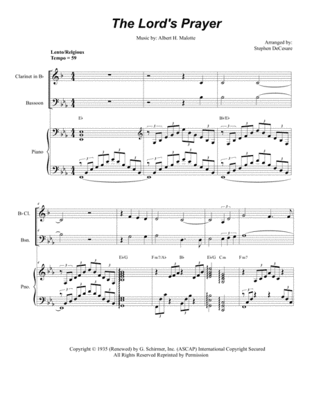 The Lord's Prayer (arr. Stephen DeCesare)