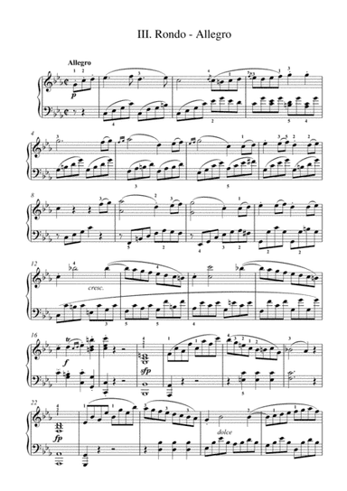 Pathetique Sonata  III - Rondo. Allegro (arr. MPS)