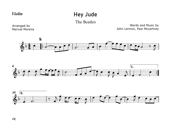 Hey Jude (arr. Marival Moreira)