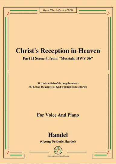 Handel-Messiah,HWV 56,Part II,Scene 4,for Voice and Piano (arr. MSM)