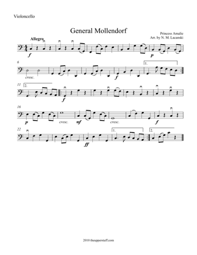 General Mollendorf (arr. Nick Lacanski)