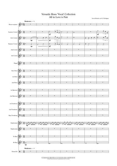 All In Love Is Fair (arr. Kevin P Holdgate)