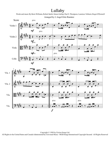 Lullaby (arr. Angeluz ramwagmoz)