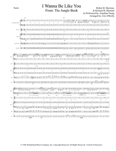 I Wan'na Be Like You (the Monkey Song) (arr. Eric O'Reilly)