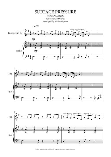 Surface Pressure (arr. Matthew pyeon)