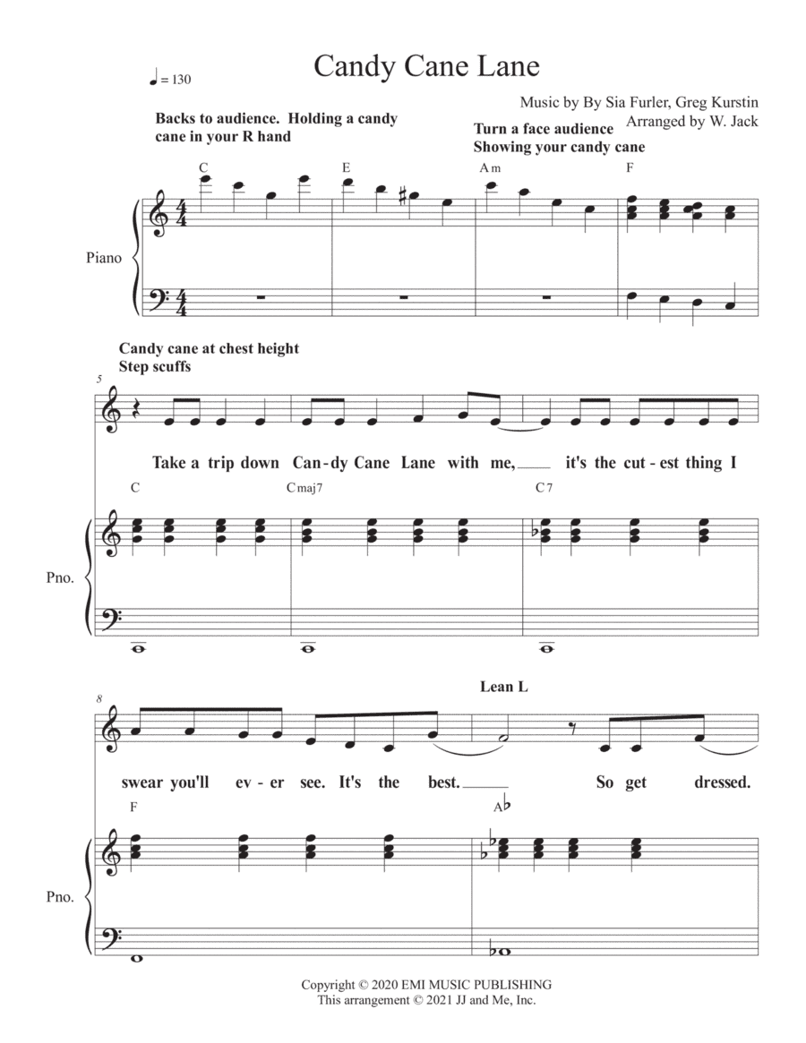 Candy Cane Lane (arr. W. Jack)