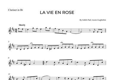 La Vie En Rose (arr. Alex Nunes Rodrigues)