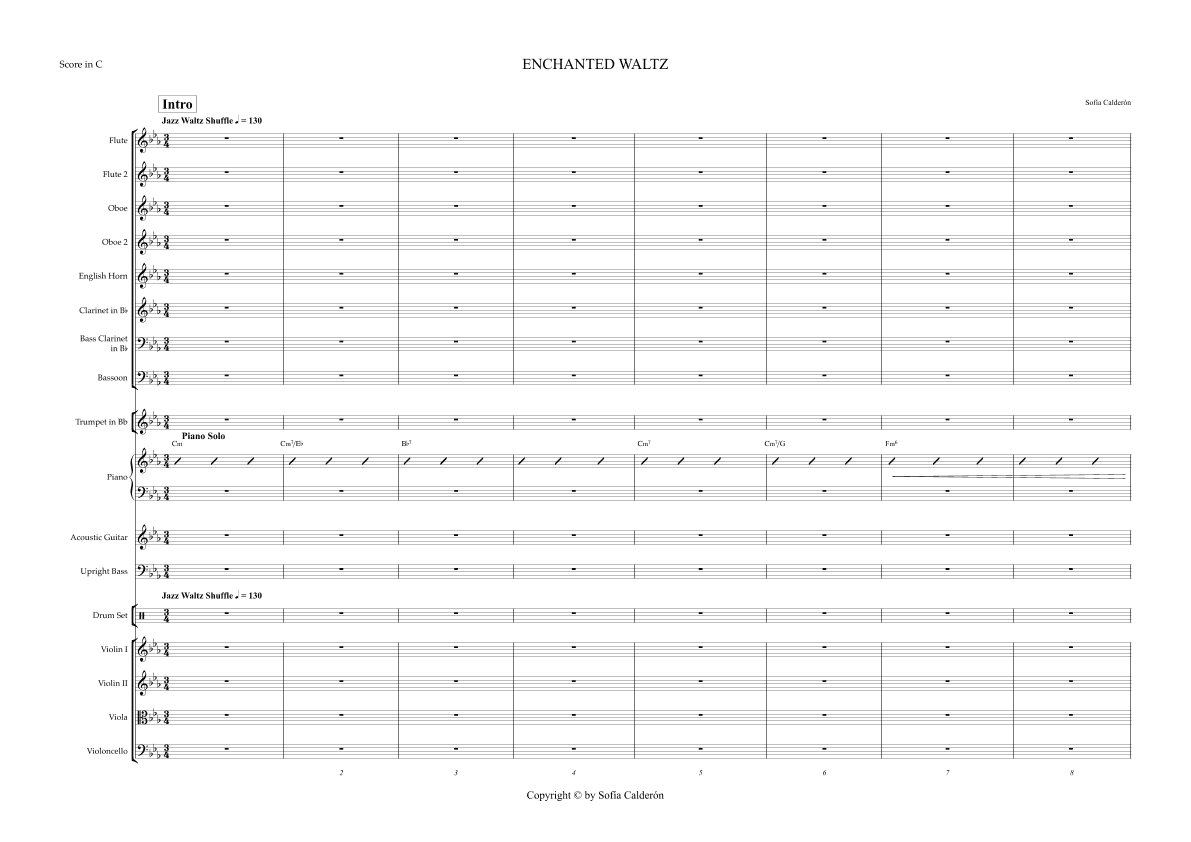 Enchanted Waltz - Score Only