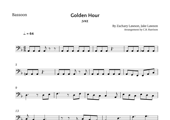 Golden Hour (arr. C. B. Harrison)