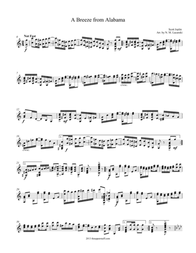 A Breeze from Alabama (arr. Nick Lacanski)