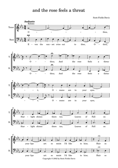 and the rose feels a threat