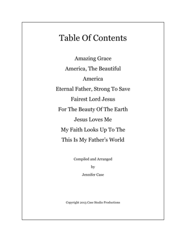 Hymns For Guitar Trio book I (arr. Case Studio Productions)