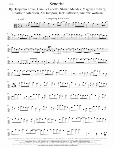 Senorita (arr. Kevin Busse)