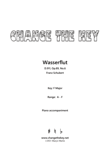 Wasserflut F Major (arr. Sharyn Martin)