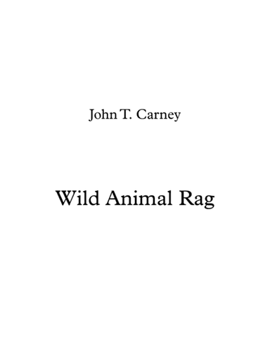 Wild Animal Rag